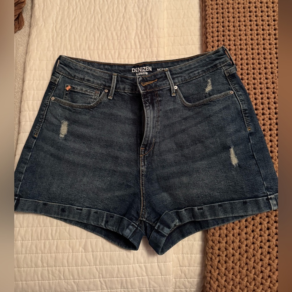 Denizen from Levi's Women's Dark Blue Jean Shorts